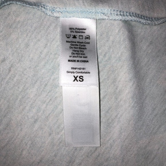 LuLaRoe Dress Women's Size XS Blue White Short Sleeves‎ Pockets Maxi Comfortable - Picture 8 of 10